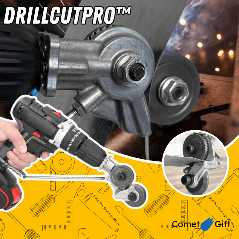 DrillCutPro™ - Adaptador de corte de metal para taladro